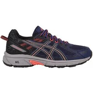 Asics Gel-Venture 6 Trail Running Shoes Cushioned Indigo Blue Black Coral 8